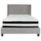Flash Furniture Platform Bed Set, Riverdale, Full, Gray HG-BM-42-GG - alternate 5